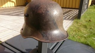 WW1 German M17 camo helmet 3