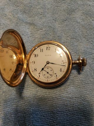 Elgin Pocket Watch 16s 15 Jewel Grade 312 Side Winder,  Running.