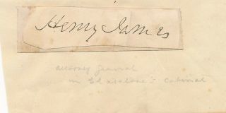 Henry James - Clipped Signature