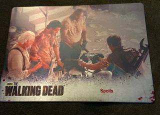 The Walking Dead Season 3 Part 1 Color Metal Card 17 “spoils”
