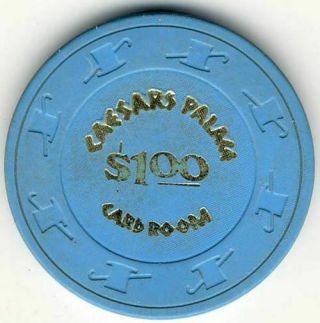 Caesars Palace Las Vegas Nv $1 Chip 1970s