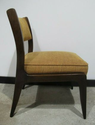 SET FOUR HARVEY PROBBER MID CENTURY MODERN MAHOGANY DINING CHAIRS side 3