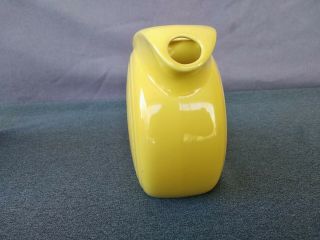Vintage Homer Laughlin Fiestaware Water/Juice Pitcher Fiesta Disk Yellow 6 