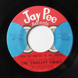 Triplett Twins - From The Rooter To The Tooter On Jay Pee Northern 45 - Vg,  Hear
