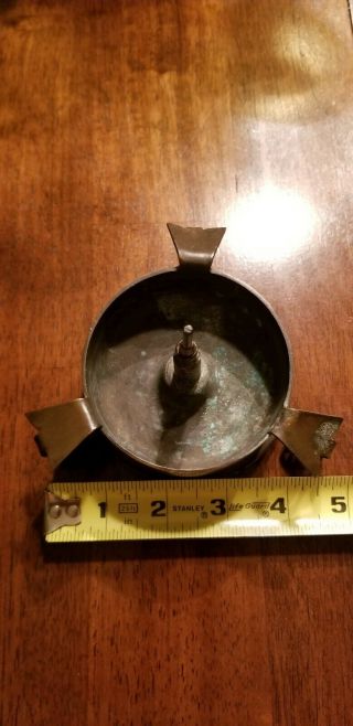 Wwi Trench Art Ash Tray Artillery Shell With Firing Pin.  1914 - 1918