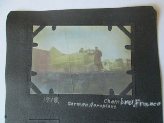 Cdn Wwi Album Pages.  Tank.  German Planes.  Ruins.  Soldiers.