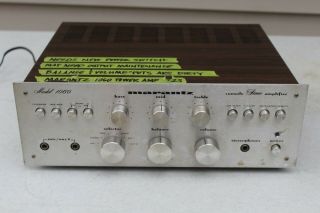 Vtg Marantz Model 1060 Integrated Console Stereo Amplifier Audiophile Read Japan