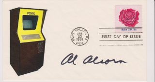 Signed Al Alcorn (inventor Of Pong) Fdc Autographed First Day Cover