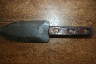 Antique Native American Dag Knife Stamped P.  A Indian Bowie Early Trade Dagger