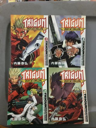 Trigun Maximum Manga Vol.  1 - 4 And Trigun Vol 1 - 2