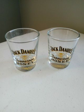 Set Of 2 Jack Daniels Tennessee Honey Shot Glasses