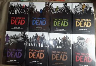 The Walking Dead Hardcover Graphic Novel Books Volume 1 - 8.