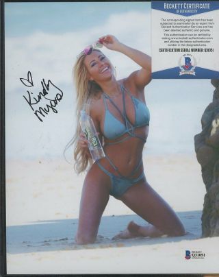 Kindly Myers Actress Model Signed 8x10 Photo Auto Autograph Bas Bgs 4