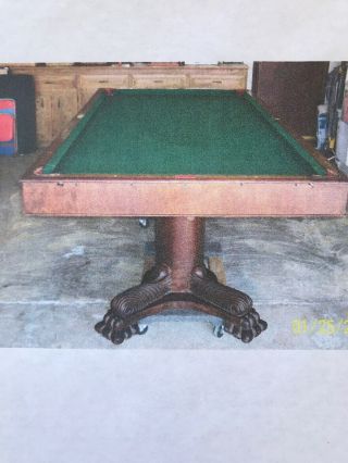 Pool / Billard Table Carrom - Archarena Co.  From 1900