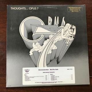 Opus 7 - Thoughts Lp - Promo Pressing - - Near Modern Soul Boogie Funk