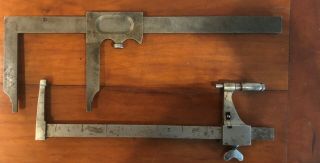 Vintage Measuring Calipers Antique Machinist Hand Tools: Craftsman & The Lss Co.