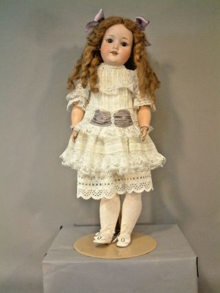 21 " Antique Doll Armand Marseille Display Ready Good Head Compo Body Look
