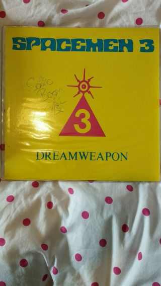 Spacemen 3 Dreamweapon 12 Inch Vinyl Lp Signed By Sonic Boom