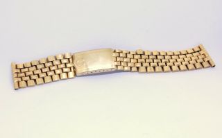 Vintage Omega Bracelet No 12,  14k Gold Filled With End Links