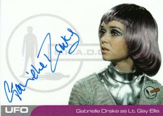 Ufo Series 2 - Gabrielle Drake (lt.  Gay Ellis) Autograph Card Gb1