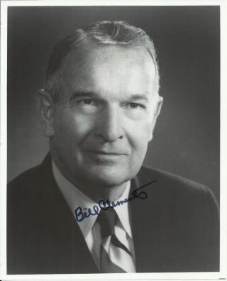 William Bill Clements - Governor Of Texas Autographed 8x10 Signed Photo