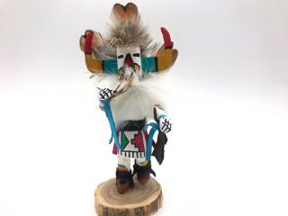 Native American Kachina Doll " Havasupai” Signed Handmade By Indian Artist