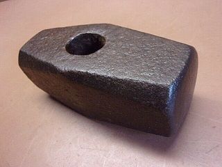Vintage 10 Lb.  Sledge Hammer Head 6 1/2 " Wide Twin 2 1/4 " Faces Exc.