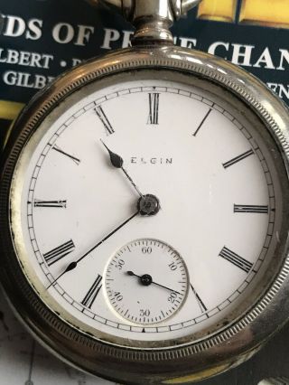 Antique Elgin 7 Jewels Pocket Watch 18s Grade 294 Model 5 Year 1910