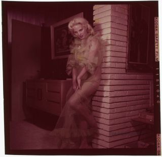 Bunny Yeager 1950s Color Camera Transparency Pin - up Playboy Model Lisa Winters 2
