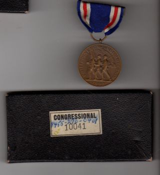 Pre Wwi Us Army Congressional Philippine Campaign Medal Issue Box D