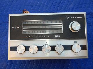 Vintage Rca Victor Console Stereo Reciever Tuner Amplifier