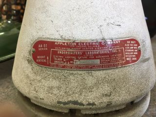 Appleton Electric Rare Explosion Proof Vintage Light Fixtures 3