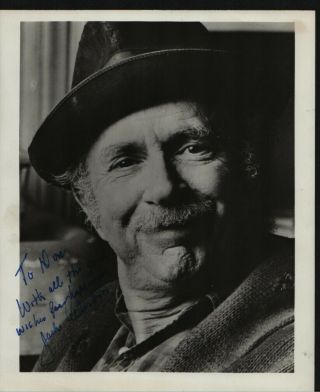 Jack Albertson Hand Signed 8x10 Autographed Photo With - Chico And The Man
