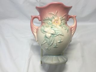Vintage Hull Pottery Wildflower Two Handle Vase - Hall U.  S.  A.  W - 4 - 6 1/2”