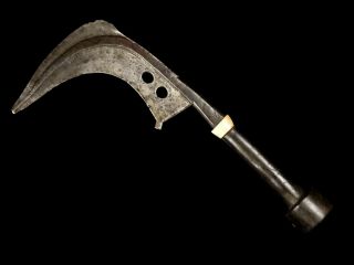 African Mangbetu Trumbasch Knife Ax Axe 19th Century 2
