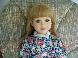 Vintage 1997 My Twinn 23 " Doll Poseable Strawberry Blonde/red Hair Vgc