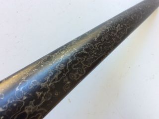 Old Antique Indonesian Madurese Keris Kris Sword Rare Scabbard Made Of Pamor