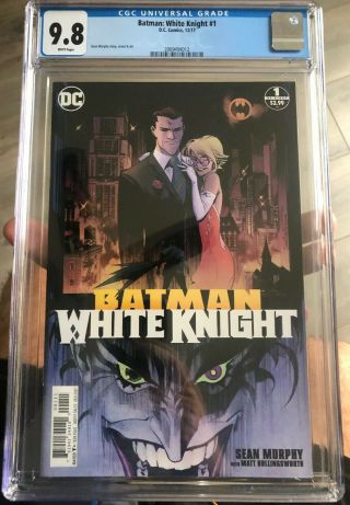 Batman White Knight 1 Cgc 9.  8 - 1st Print - Sean Murphy 2018 Dc Comics