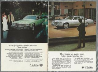 1978 Cadillac Coupe Deville Advertisements X2,  Cadillac De Ville Ads