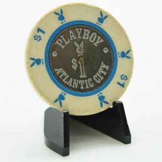 Playboy Casino Atlantic City $1 Chip 1980s