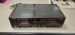 Vintage Sony Tc - Wr11es Double Stereo Cassette Deck