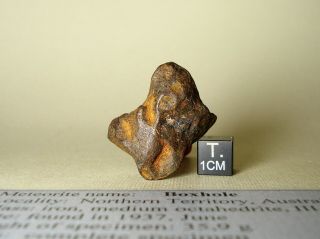 Meteorite Iron Boxhole,  Australia,  Complete Specimen 35,  9 G