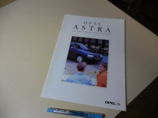 Opel Astra Japanese Brochure 1996/09 Xd160/180/202 X16/18/20 Red Memo