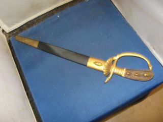 Wwii German Solingen Hunting Cuttlass Forestry Dagger Etched Blade Eickhorn Made