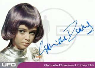 Ufo Series 2 - Gabrielle Drake (lt.  Gay Ellis) Autograph Card Gb2