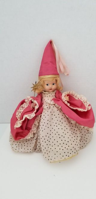 Vintage " 1950 " Vogue Ginny Painted Eye Fairy Godmother