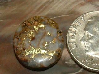 Purple Sage Gold Quartz Cabochon Jewelry 7.  1 Carat Rocks Gold Gems