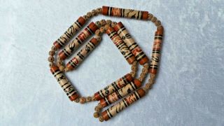 African Zulu Bead Necklace Vintage Authentic Hand Crafted