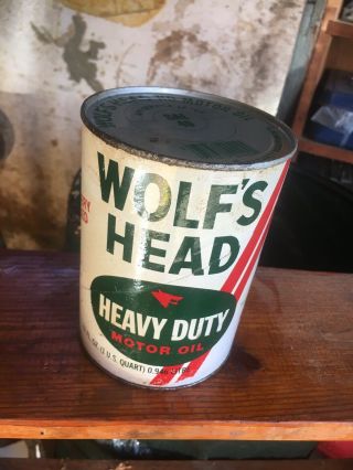 Wolf Head Oil Can