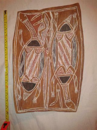 Aboriginal Bark Painting By Bob Billinyarra.